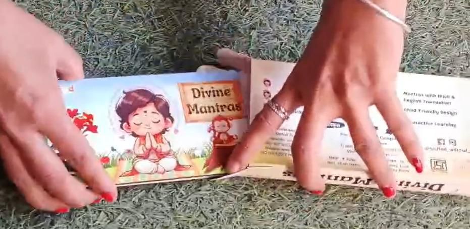 MiniMarvels™ Divine Mantras – Interactive Spiritual Learning Flashcards for Kids